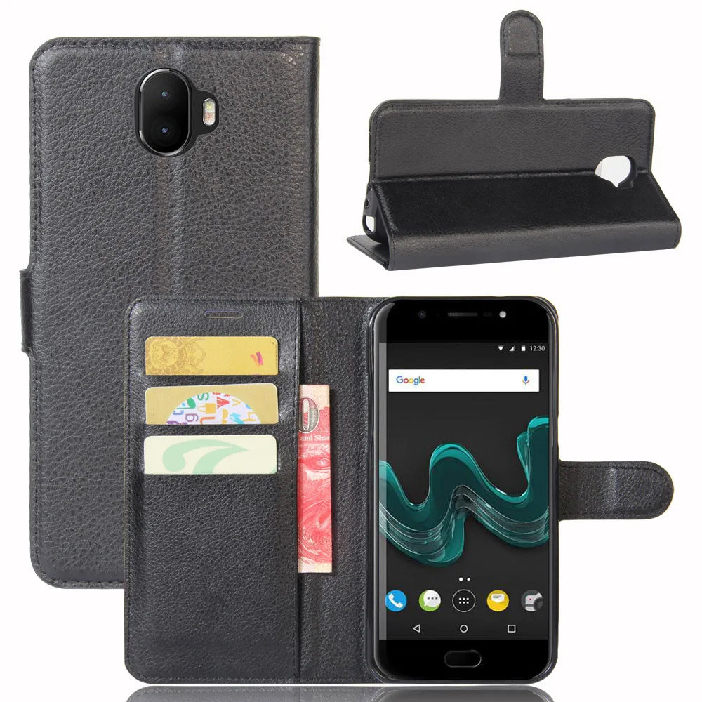Хит продаж чехол кошелек для Wiko Win Магнитный флип из искусственной кожи с