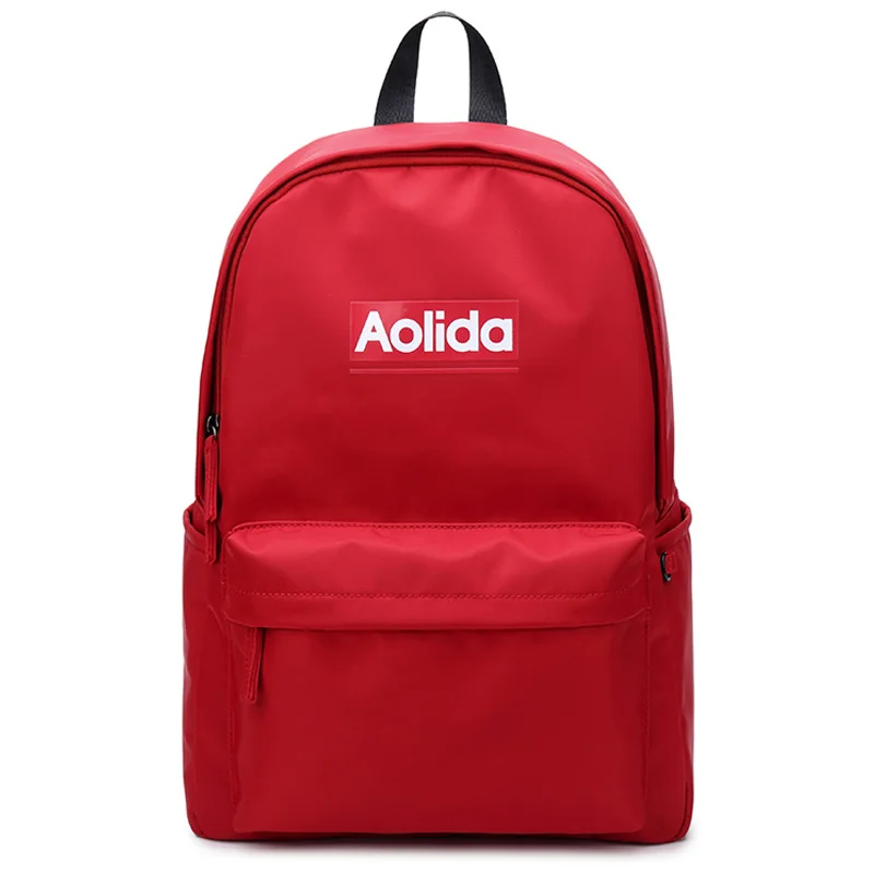 

Женский рюкзак, школьные ранцы для девочек-подростков, нейлоновый дизайн на молнии, черный женский рюкзак, Модный женский рюкзак, красная су...