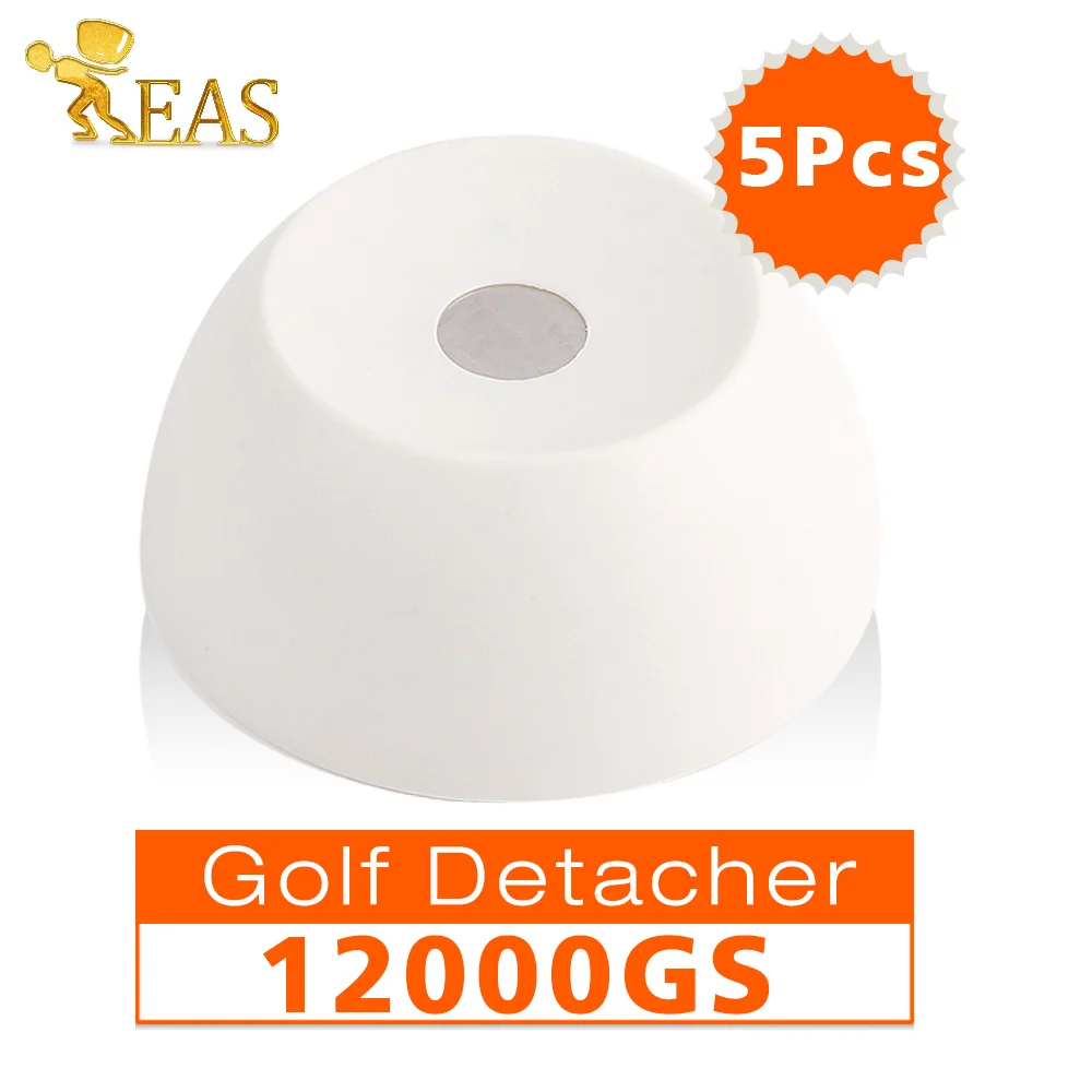 5 шт./лот Новый молочно белый цвет интенсивность 12000gs Golf Detacher удаление EAS жесткий