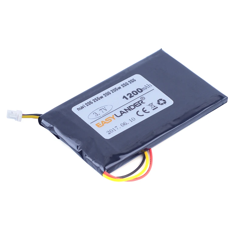 

Easylander 3,7 V 1200mAh Замена GPS Аккумулятор для навигатора для Garmin Nuvi 200 200W 205 250 205T 205W 205WT 255 252W 260 265 270