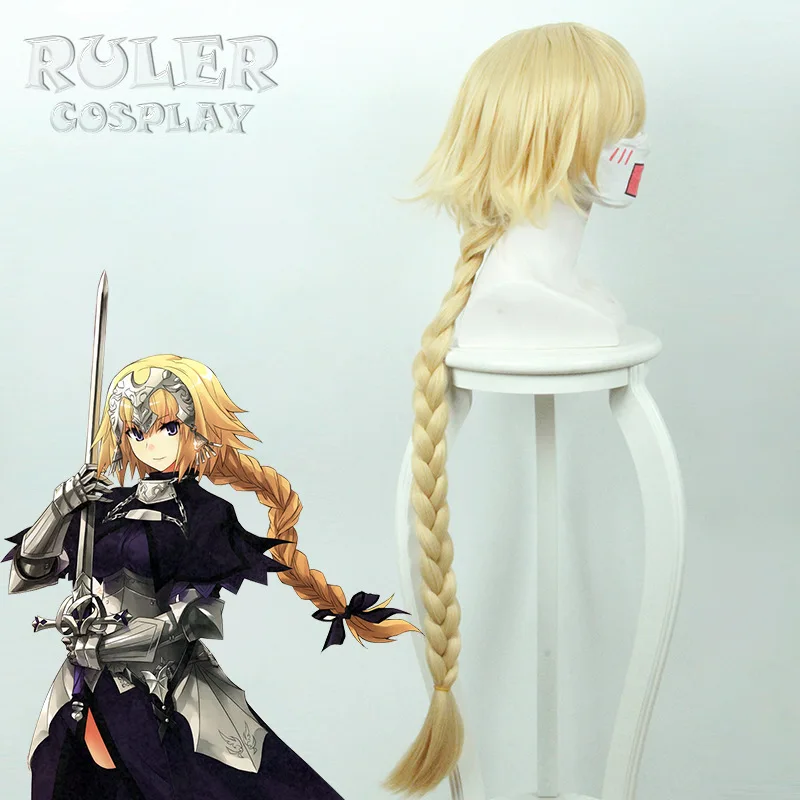 2019 аниме Fate Apocrypha Rider парик Astolfo косплэй розовый конский хвост длинная коса Джоан of