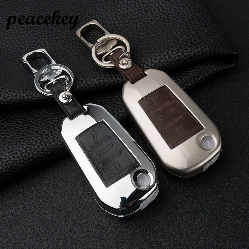 Чехол для ключей из кожи Peugeot 3008 208 308 RCZ 508 408 2008 407 307 4008 Citroen C5 C6 C4L CACTUS C3XR|citroen case|peugeot