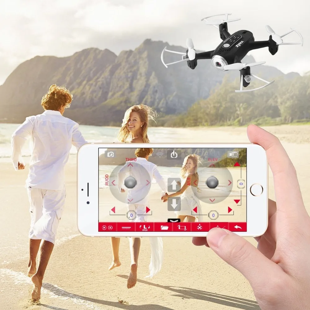 SYMA X22W RC вертолет Дрон FPV Wifi передача в реальном времени Безголовый режим Hover