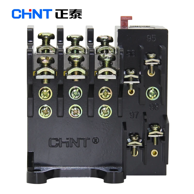 

Реле защиты двигателя CHINT JR36-160, реле перегрузки 53-160A, фазовое разрыв, термореле 1NO + 1NC