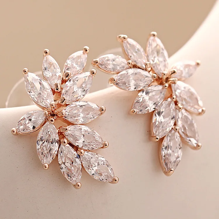 Женские Висячие серьги SLBRIDAL модные повседневные класса ААА с кубическим