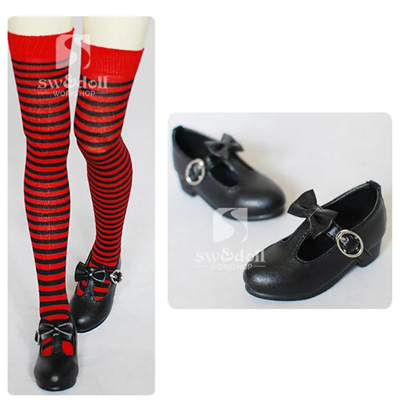 

1Pair Hot Sale BJD Dolls Accessories High Quality PU Leather BJD Shoes 1/3 1/4