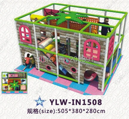 Простая игровая площадка-лабиринт/детский игровой парк для помещений/игровая