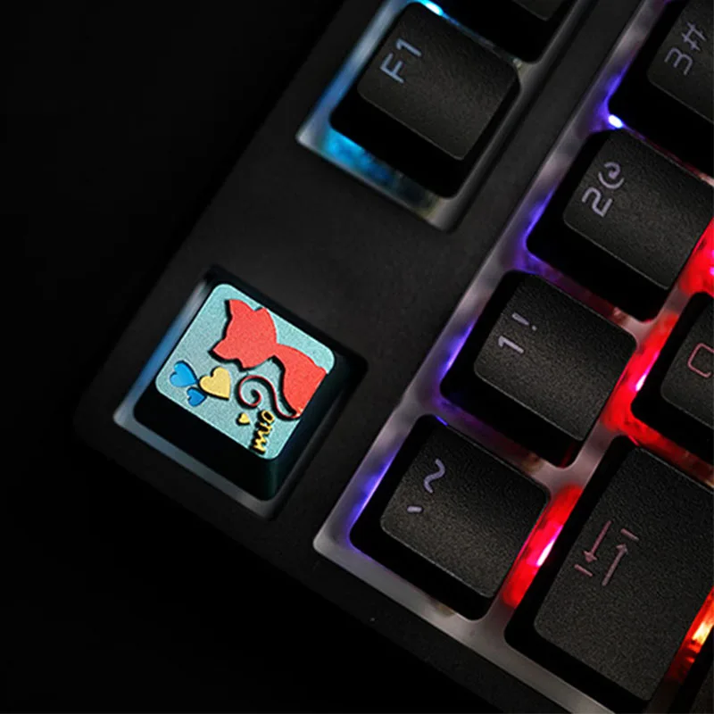 [HFSECURITY] клавиатура с крышкой из алюминиевого сплава для игровой механической