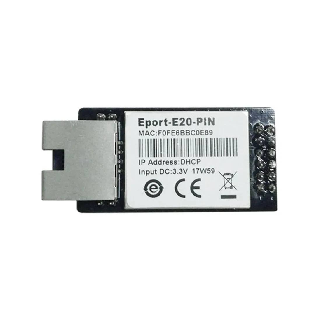 HF E Порт E20 Pin CE RTOS сетевой сервер порт ttl последовательный в Ethernet встроенный модуль