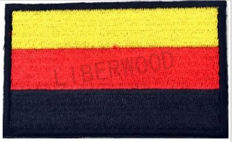 Germany flag Вышивка POLIZEI полицейский Каратель немецкий y Deutschland Орел Немецкий флаг боевой патч тактическая аппликация эмблема значок - Цвет: Germany flag