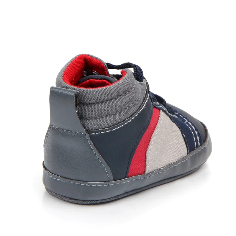 

Baby Boy The First Walker Shoes Spring Autumn New Baby Shoes Children's Fashion Casual Non-Slip Soft Bottom Color Stitching Shoe