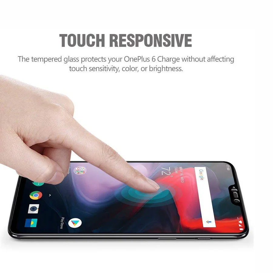 

3D Full Cover Tempered Glass For Oneplus 6 Screen Protector Premium Glass For Oneplus 6 Protective Film Scratch Proof 2.5D 6.28
