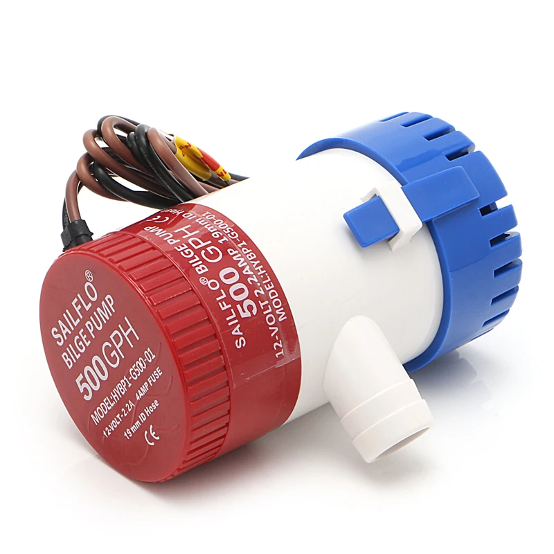 Трюмный насос 500GPH 12В неавтоматический Морской Электрический погружной насос|bilge