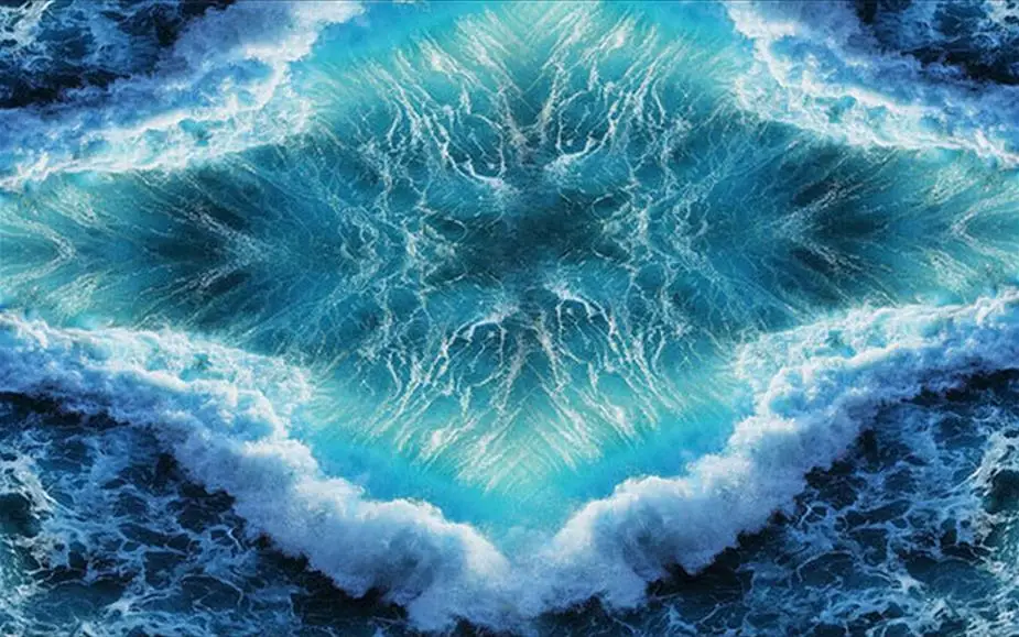 3d обои водонепроницаемые волнистые пол 3D ПВХ для ванной | Обустройство дома