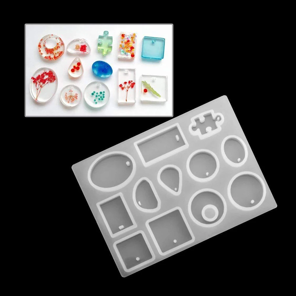 New 76Pcs DIY Making Pendant Jewelry Molds Bracelet Earrings Set Arrival Silicone Casting |