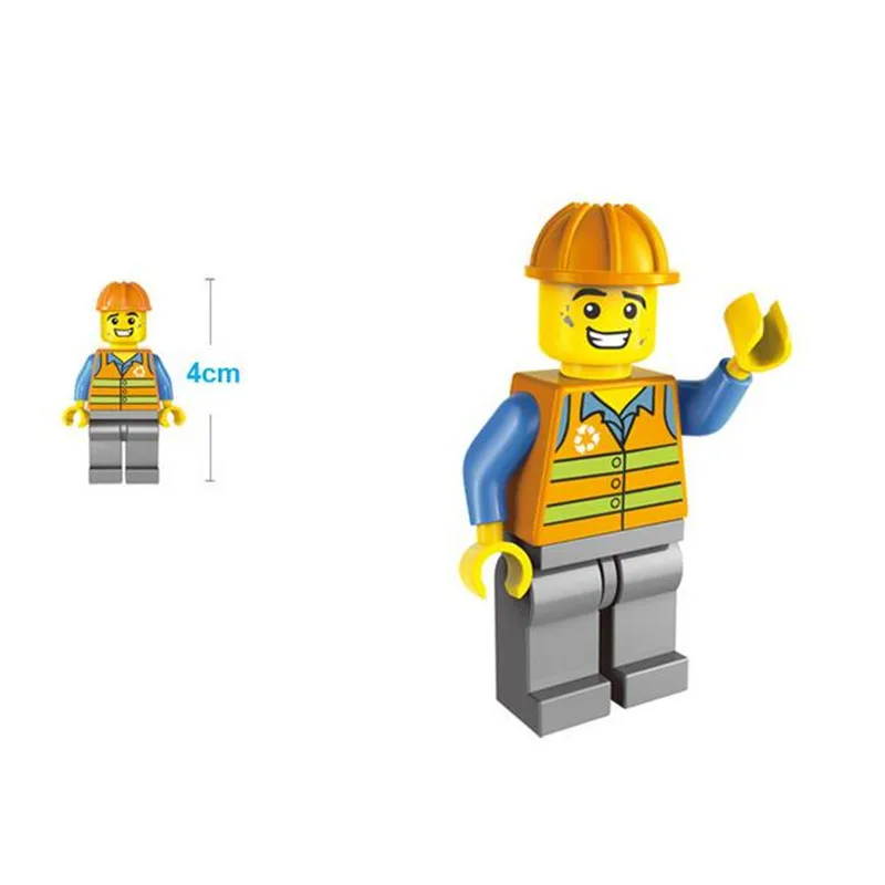 Детские развивающие игрушки! 102 шт./компл. уборочная машина модель сборки