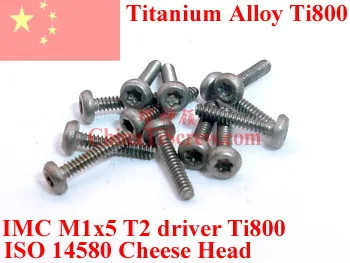 

B винты из титанового сплава M1x5 Torx T2, отвертка QCTI, 10 шт.