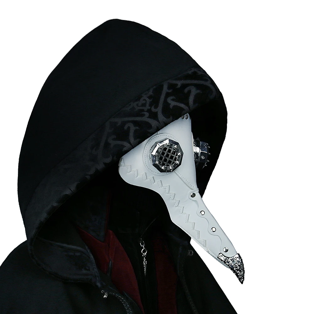 Стимпанк чумы врачи маски для лица Хэллоуин карнавал Кожа птица маска с клювом