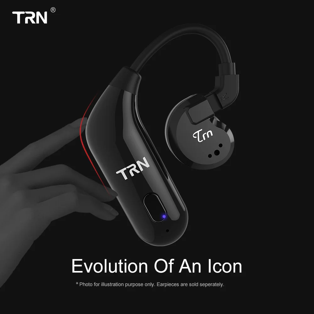 TRN BT20 Bluetooth V5.0 ушной крючок MMCX/2Pin разъем наушников адаптер для SE535 UE900 ZS10/AS10/BA10