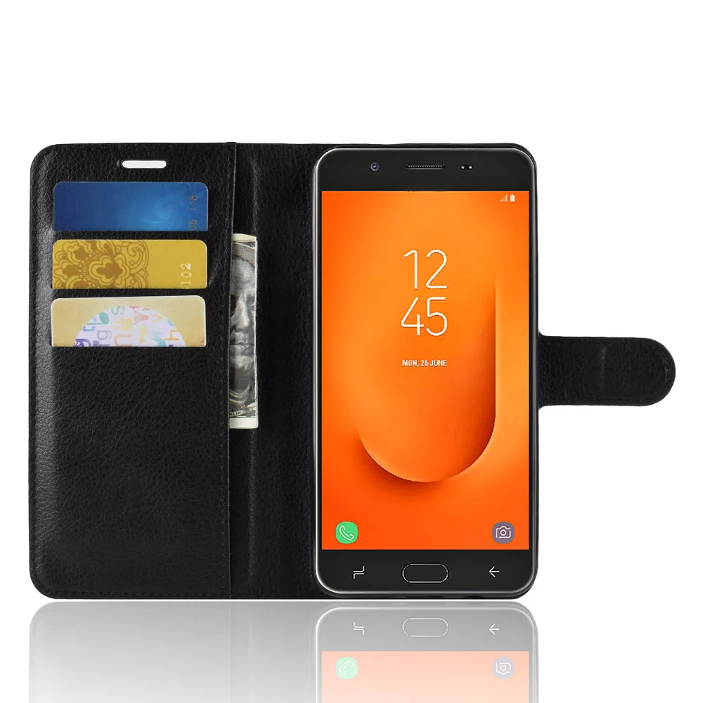 Чехол HUDOSSEN для Samsung Galaxy J7 Prime 2 G611F Роскошный кошелек из искусственной кожи чехол 2018