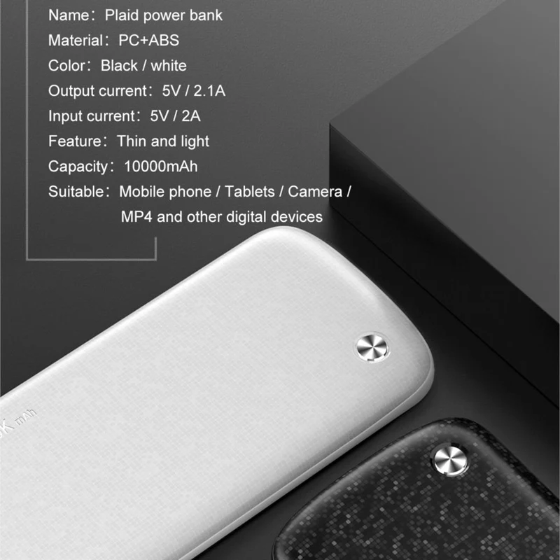 BASEUS 10000 мАч USB Запасные Аккумуляторы для телефонов 15 мм Ultra Slim Мощность банк