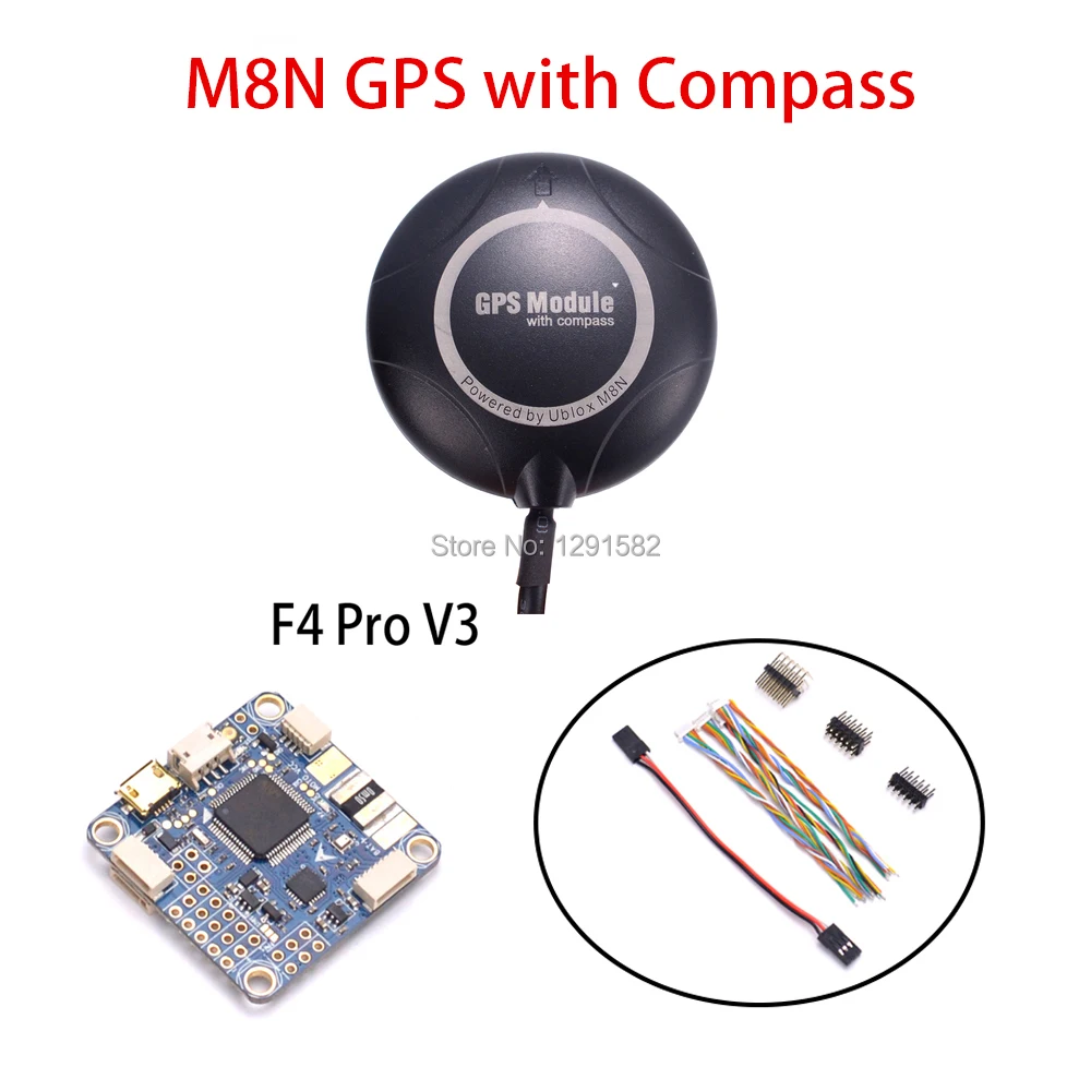 F4 Pro V3 / FLIP 32 V2 PRO плата контроллера полета с контактом и кабелем M8N GPS компасом для FPV