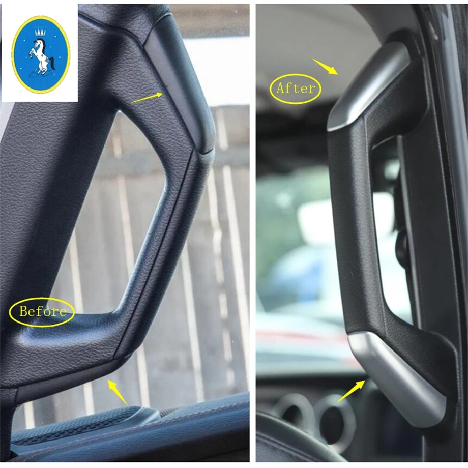 Yimaautotrims авто аксессуары стойки/столб B дверная ручка Фиксатор крышки комплект подходит для Jeep Wrangler JL 2/4 двери