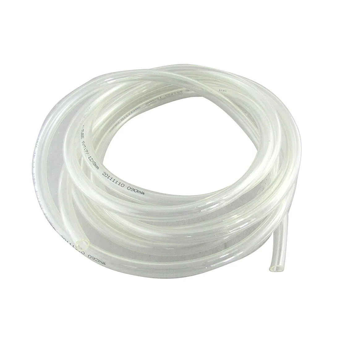 

12mm x 8mm Clear Polyurethane PU Air Hose Tube 4M 13.1Ft
