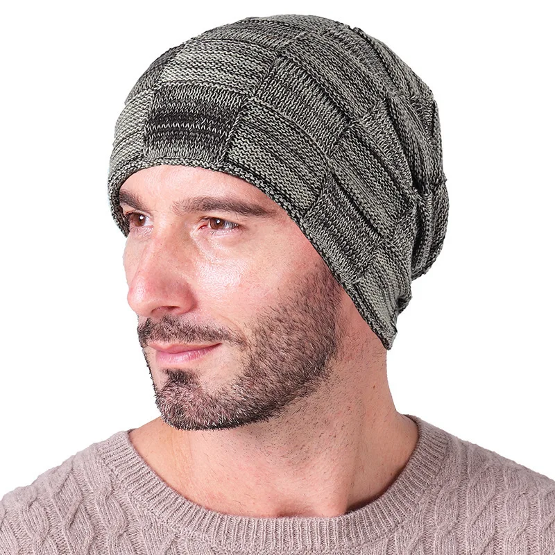 Seioum Balaclava Knitted hat warmer Winter wool Hats For Men women skullies beanies warm Fleece cap gorro feminino | Аксессуары для