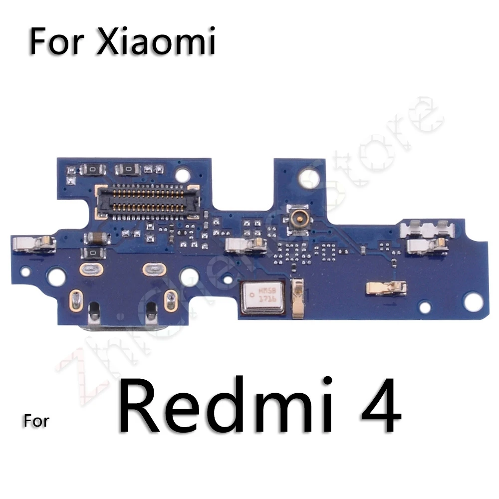For Redmi 4 USB Дата зарядки порт Зарядное устройство Док-станция разъем гибкий кабель для Xiaomi mi красный mi Note 4 4A 4X5 5A 6 7 Plus Pro Глобальный - Цвет: For Redmi 4
