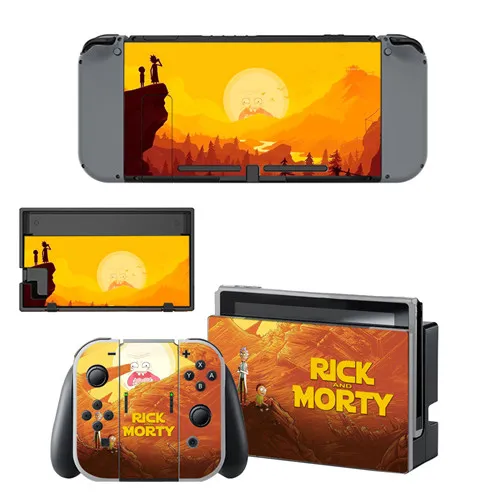 YSNS1458 Виниловая наклейка Rick and Morty для виниловой наклейки doswitch для консоли Nintend Switch NS и контроллера Joy-Con - Цвет: YSNS1458
