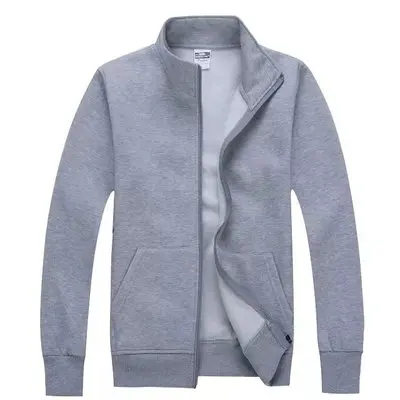light grey Куртки с принтом на заказ, с теплопередачей, с вышивкой, на заказ, jaqueta, куртка, толстовка, персональный дизайн логотипа «сделай сам» - Цвет: light grey