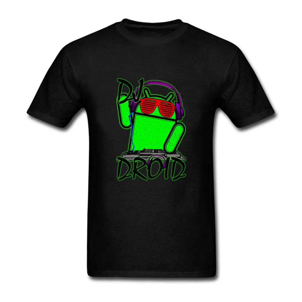 Новый dj Droid футболка Swag мужские футболки мода 2018 О образным вырезом хлопок 3XL
