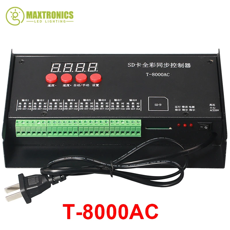 Контроллер пикселей для sd карты WS2801 WS2811 LPD8806 макс. 8192 5 в пост. Тока оптовая цена|pixel