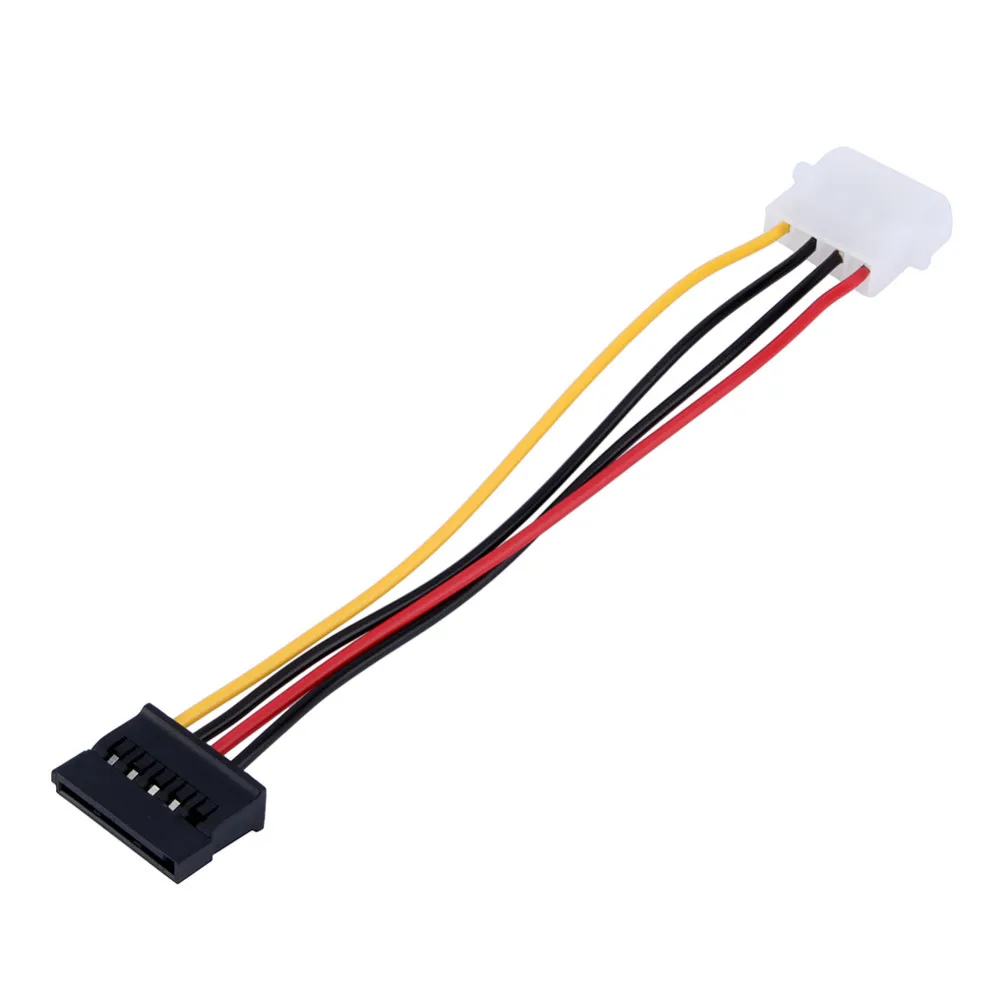 4 Pin IDE/SATA Molex мужчина до 15 Pin Serial ATA адаптер жесткого диска SATA Мощность кабель