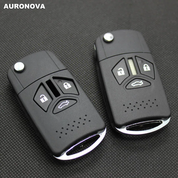 AURONOVA новый обновленный откидной Складной Корпус ключа для Mitsubishi Eclipse 3 кнопки