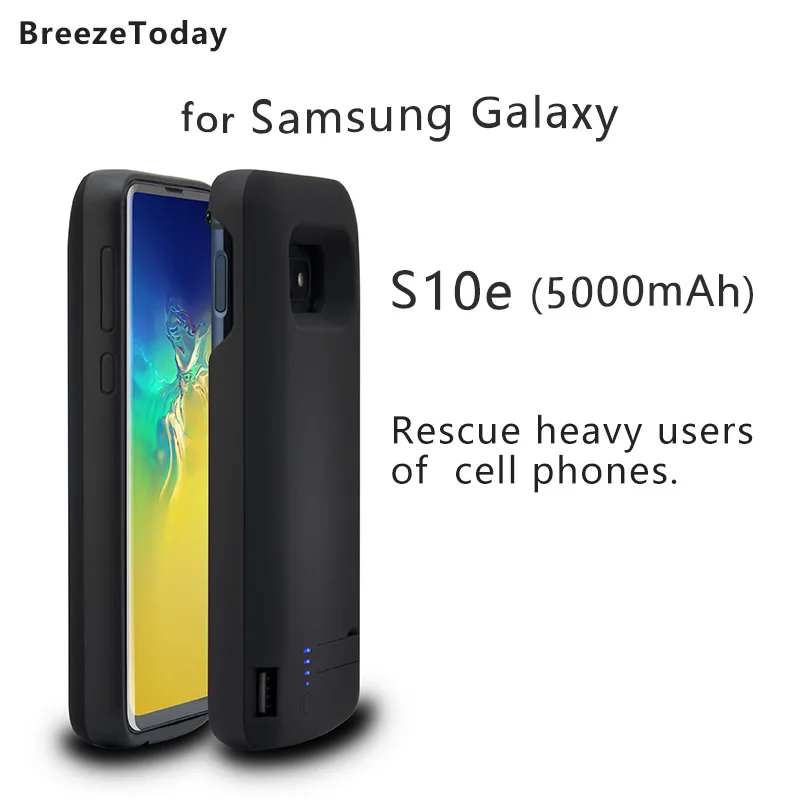 Чехол для зарядки аккумулятора, чехол для samsung Galaxy S10e, 5000 мА/ч, чехол для аккумулятора, чехол для зарядки аккумулятора, чехол для аккумулятора