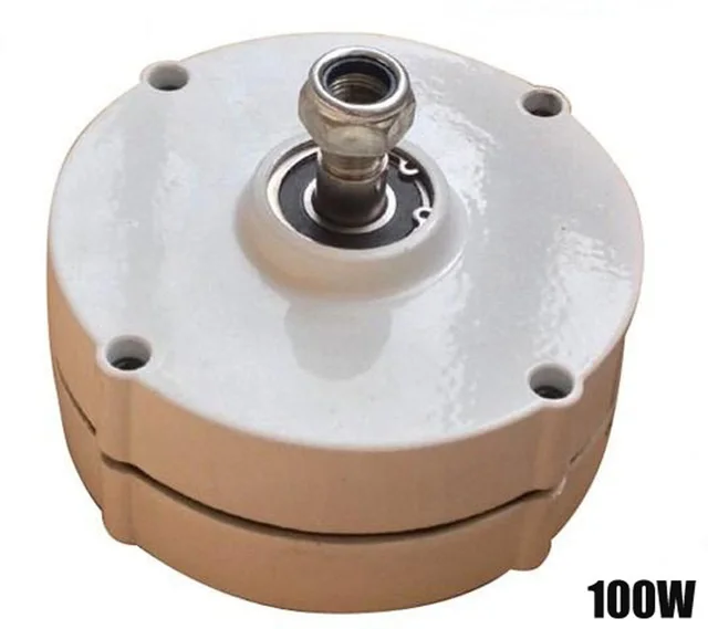 Ветряной турбинный генератор 100 Вт или 200 переменного тока 12 В/24 В с низким