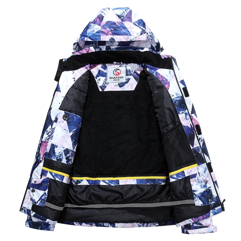 Бренд SHAFEEK зимние лыжные куртки для мужчин уличные теплые водонепроницаемые