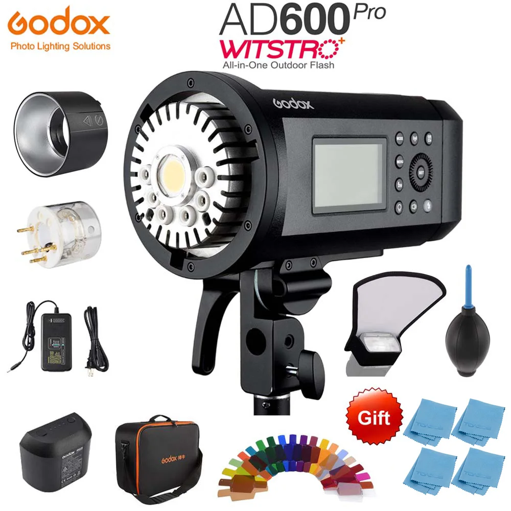 

Godox AD600 Pro WITSTRO все в одном Внешняя вспышка AD600Pro литий-ионная батарея TTL HSS со встроенной беспроводной системой 2,4G X