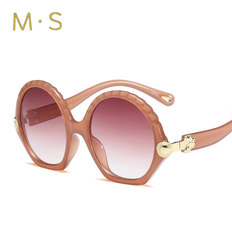 2019New брендовые дизайнерские женские солнцезащитные очки негабаритных женских