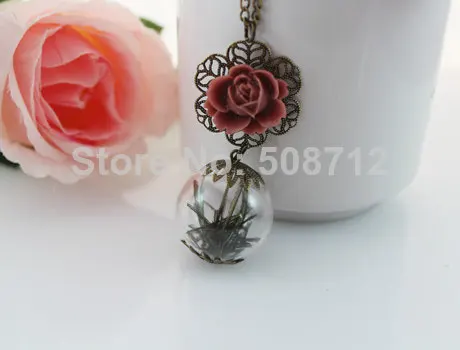 25 мм ожерелье с дизайном Глобус из перьев павлина стеклянная подвеска Сфера