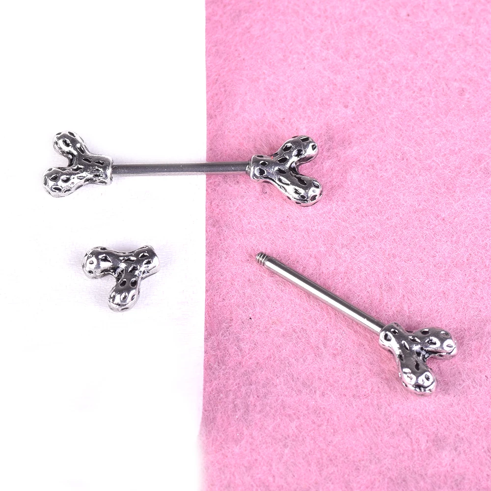 Новые панковские кольца для пирсинга сосков из хирургической стали 2 шт./лот