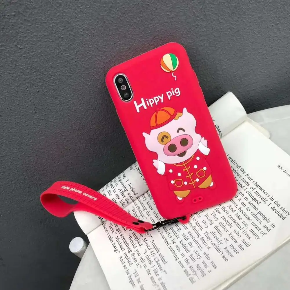 Чехол-накладка для iphone 11 X XR XS Pro max 7 7Plus 8 8plus 6 6S Plus, супер милый мягкий силиконовый чехол с изображением мультяшного животного кота мелодии медведя - Цвет: 12