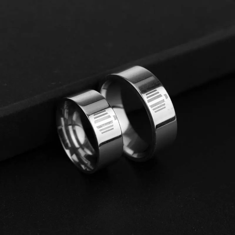 RJ Fashion Film High Quality Doctor Who Stainless Steel Ring Dr Mysterious Series Size in7-10 Rings For Women Men Gift |