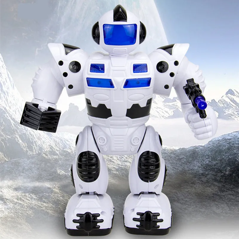 Новинка 2016 детская электронная игрушка ходячий робот ручная работа мальчики и
