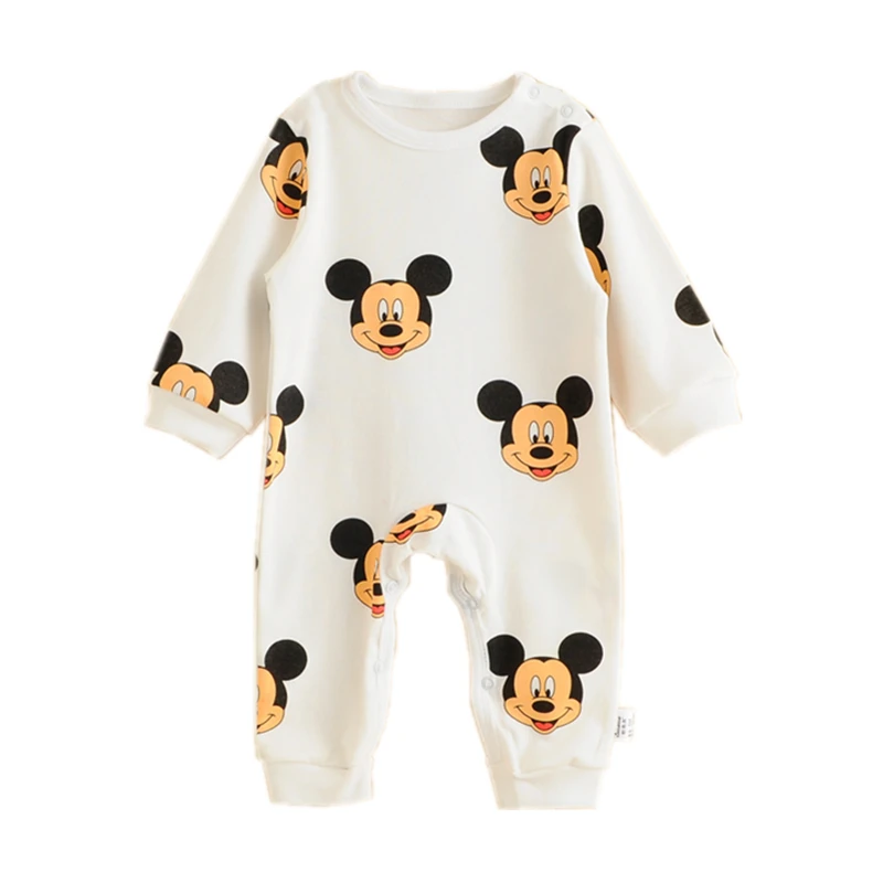 2018 настоящая Одежда для новорожденных комбинезоны с героями мультфильмов одежда