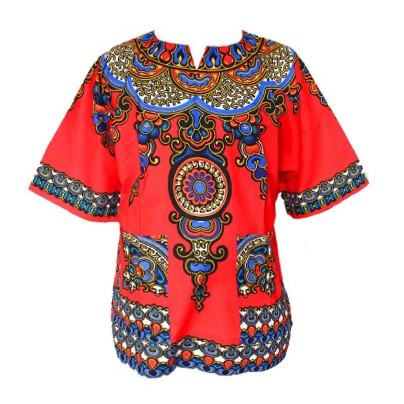 Mr Hunkle Топ Dashiki рубашка для женщин в винтажном стиле футболка с традиционным