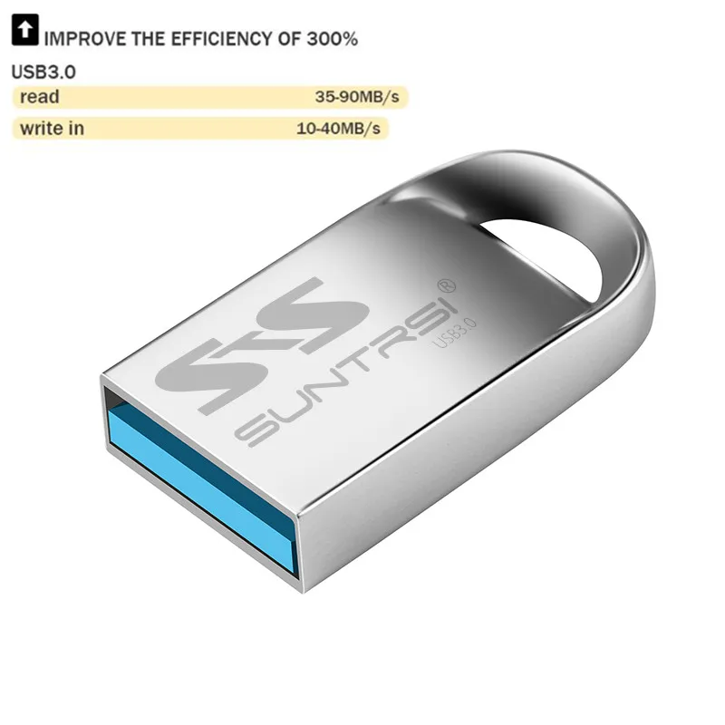 Suntrsi высокоскоростной флеш-накопитель usb 3 0 16 ГБ 32 металлический реальная емкость