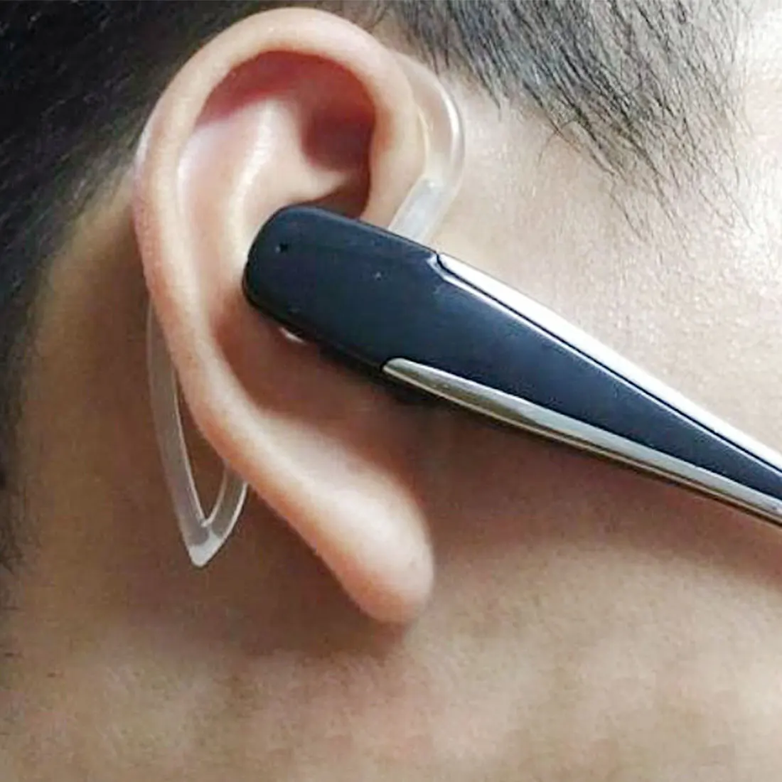 Marsnaska 6 мм Bluetooth-наушники прозрачный силиконовый ушной крючок зажим петли